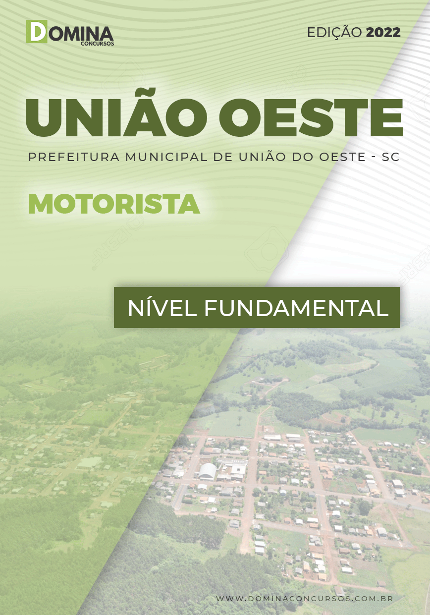 Apostila Concurso Pref União Oeste SC 2022 Motorista