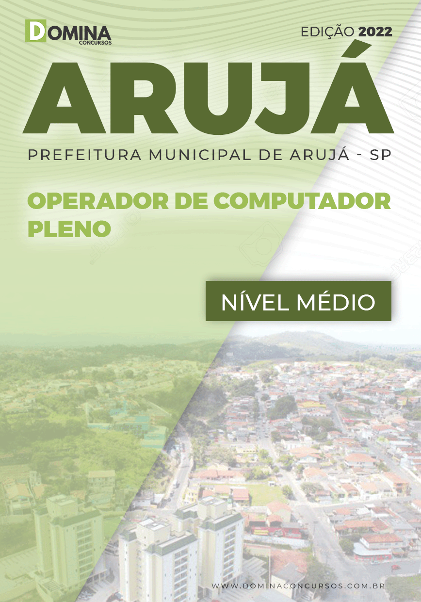 Apostila Pref Arujá SP 2022 Operador Computador Pleno