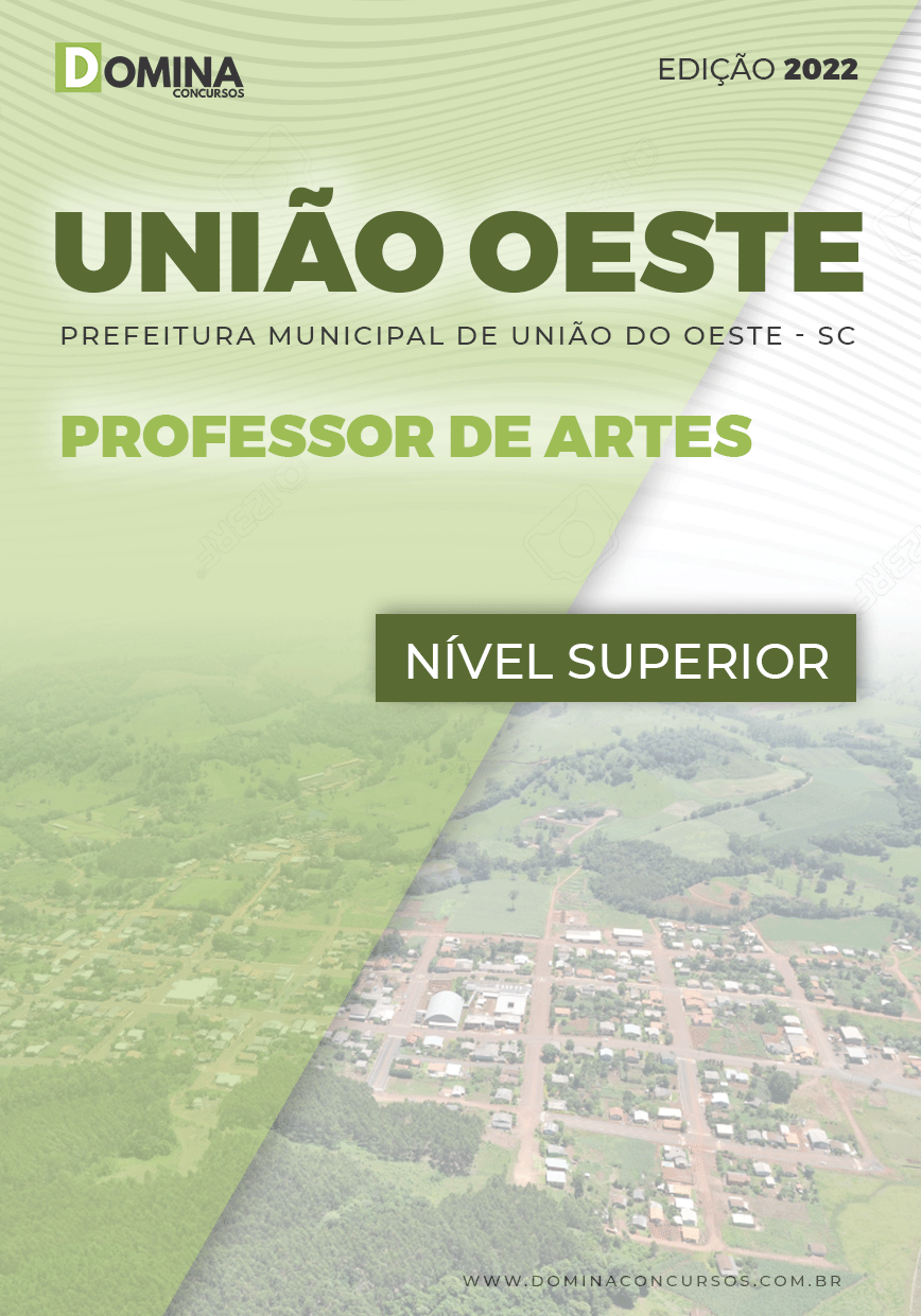 Apostila Digital Pref União Oeste SC 2022 Professor Artes