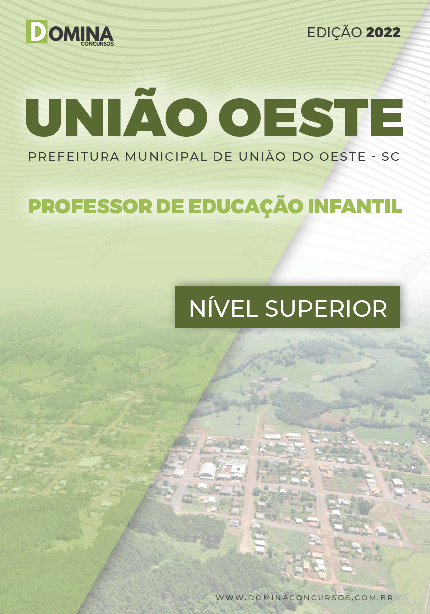 Apostila Pref União Oeste SC 2022 Prof. Educação Infantil