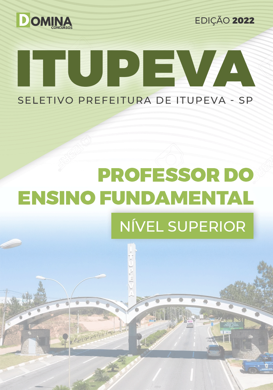 Apostila Pref Itupeva SP 2022 Prof. Ensino Fundamental