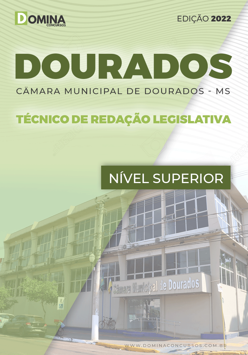 Apostila Câmara Dourados MS 2022 Téc. Redação Legislativa