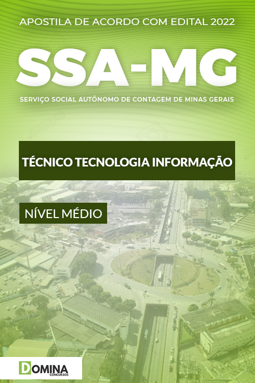 Apostila SSA Contagem MG 2022 Téc. Tecn. Informação