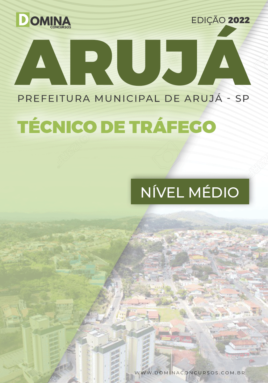 Apostila Concurso Pref Arujá SP 2022 Técnico Tráfego
