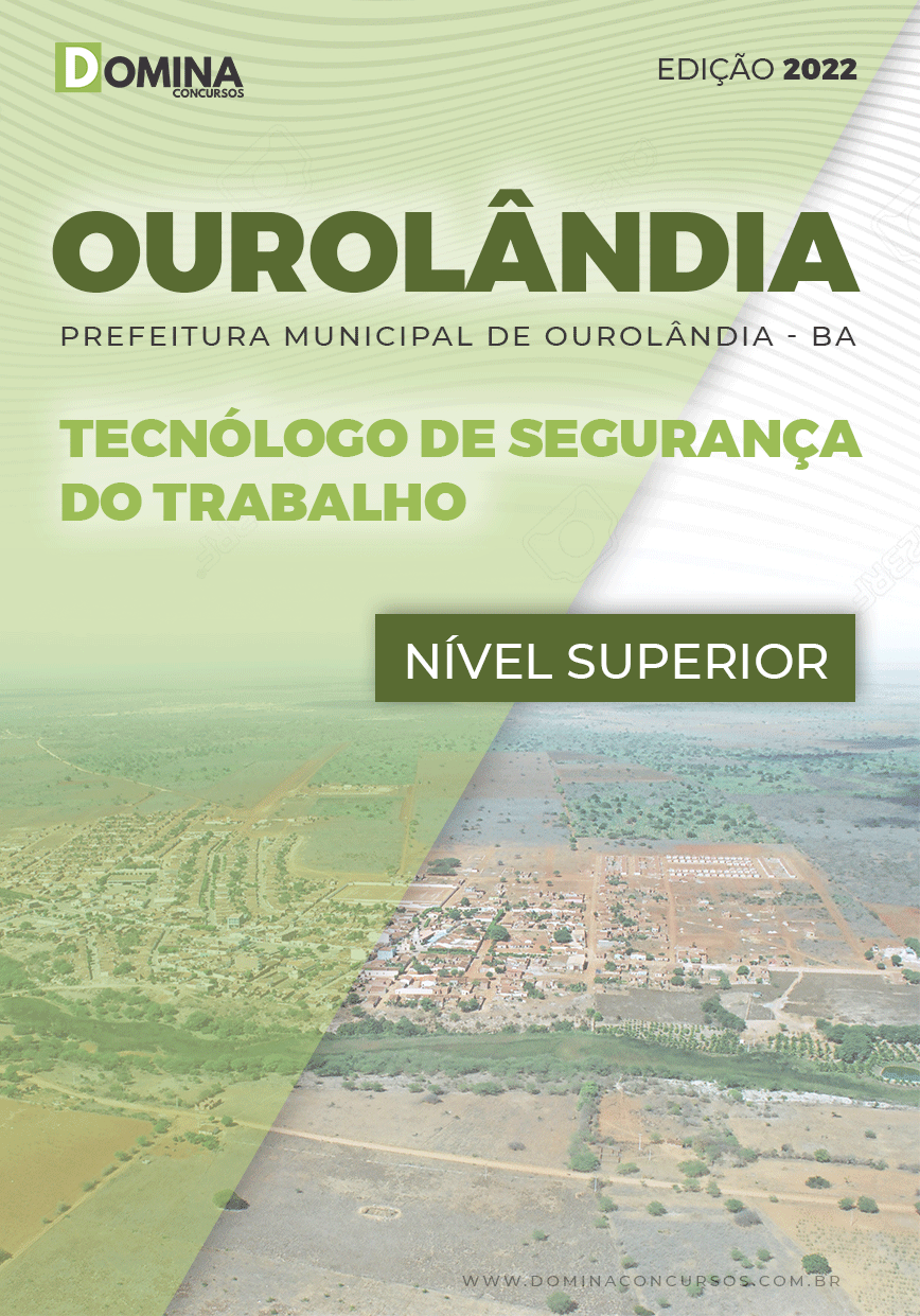 Apostila Pref Ourolândia BA 2022 Tec. Segurança Trabalho