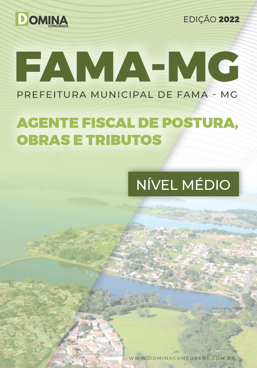 Apostila Pref Fama MG 2022 Ag. Fisc. Post. Obras Tributos