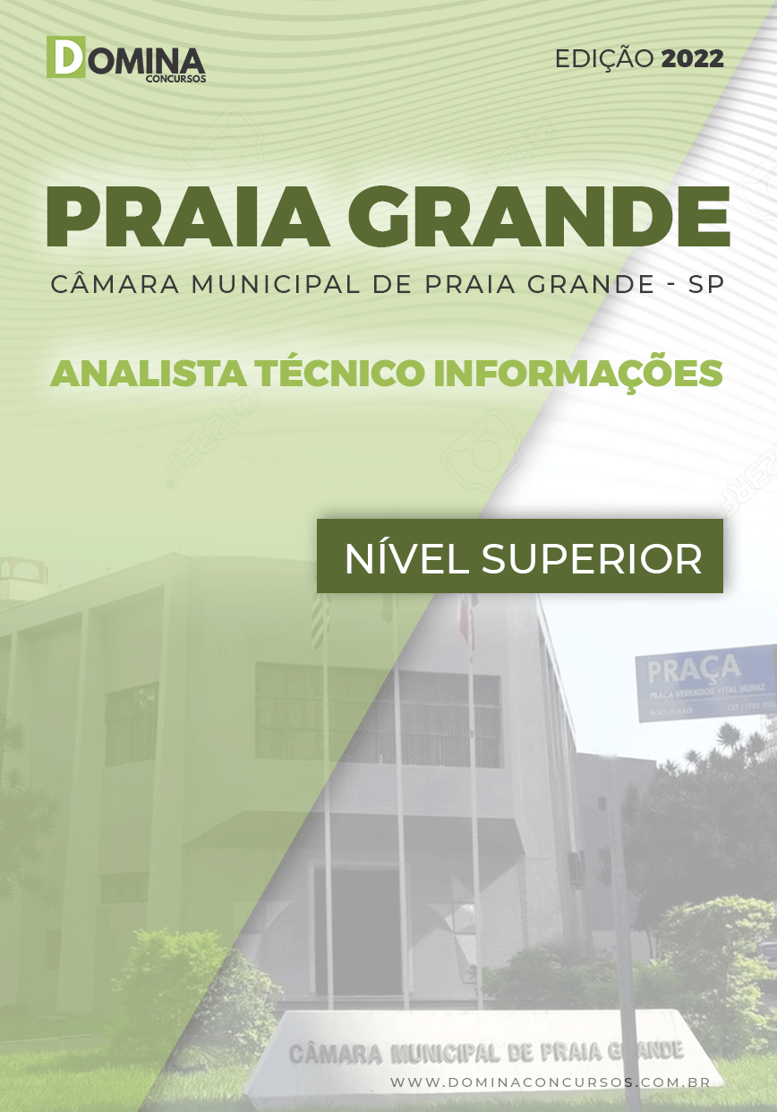 Apostila Câmara Praia Grande SP 2022 Anal. Téc. Informações