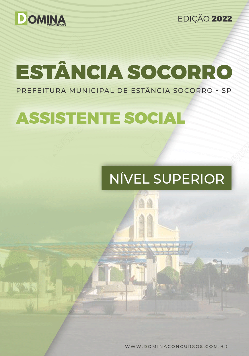 Apostila Pref Estância Socorro SP 2022 Assistente Social