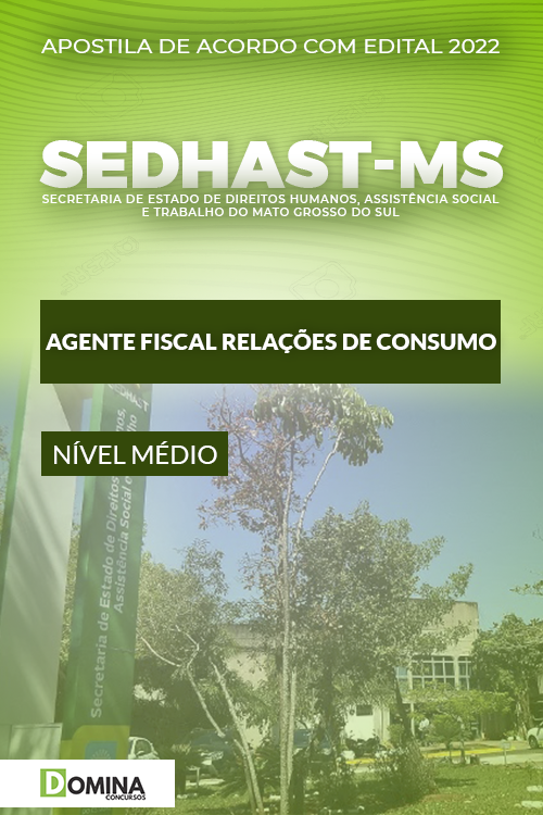 Apostila SEDHAST MS 2022 Agente Fiscal Relações Consumo