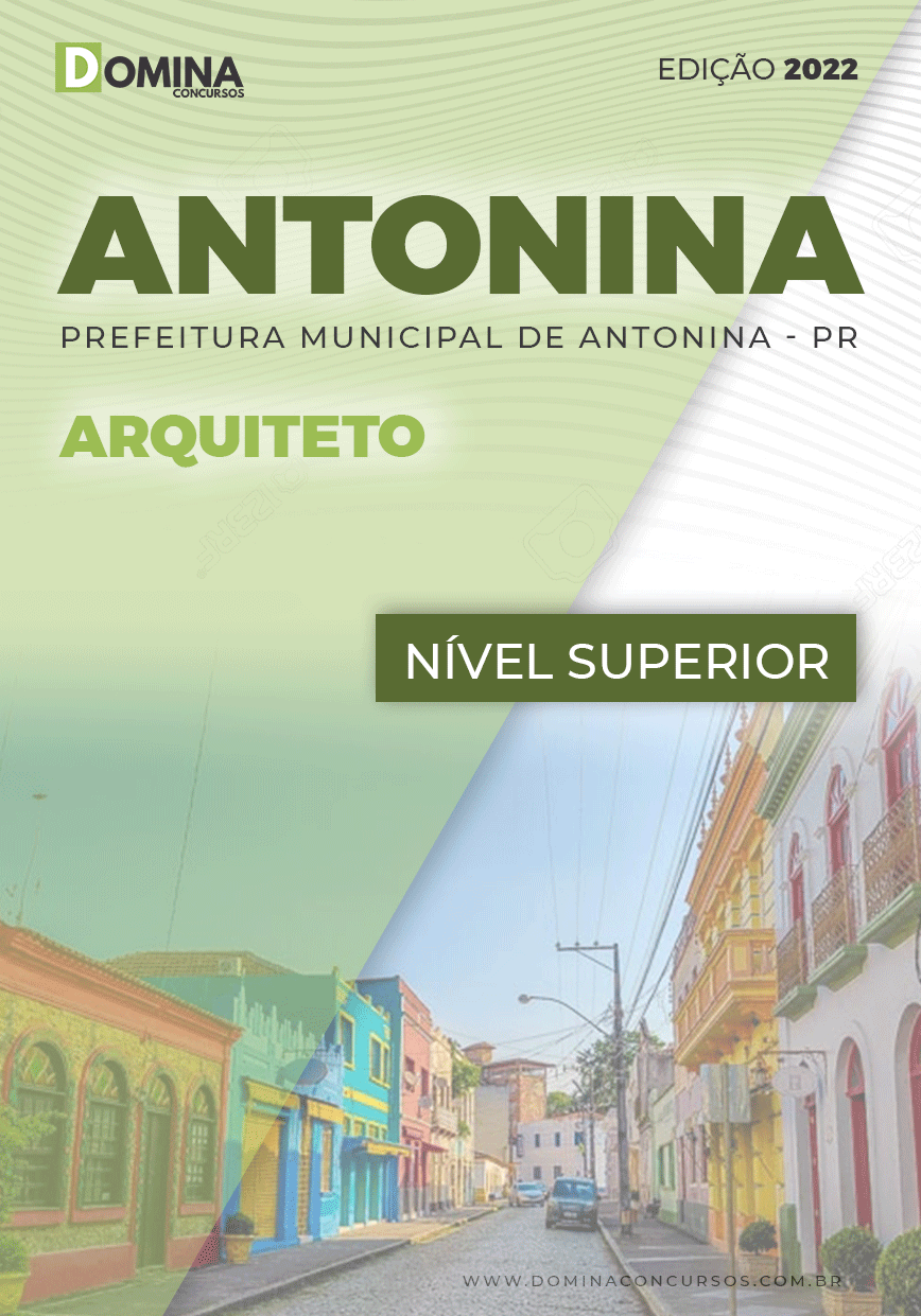 Apostila Digital Concurso Pref Antonina PR 2022 Arquiteto