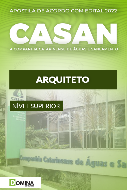 Apostila Concurso Público CASAN 2022 Arquiteto