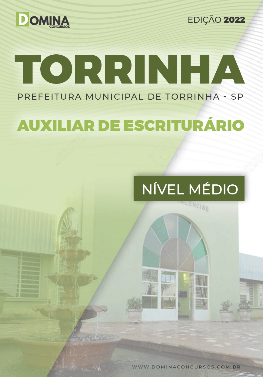 Apostila Pref Torrinha SP 2022 Auxiliar Escriturário