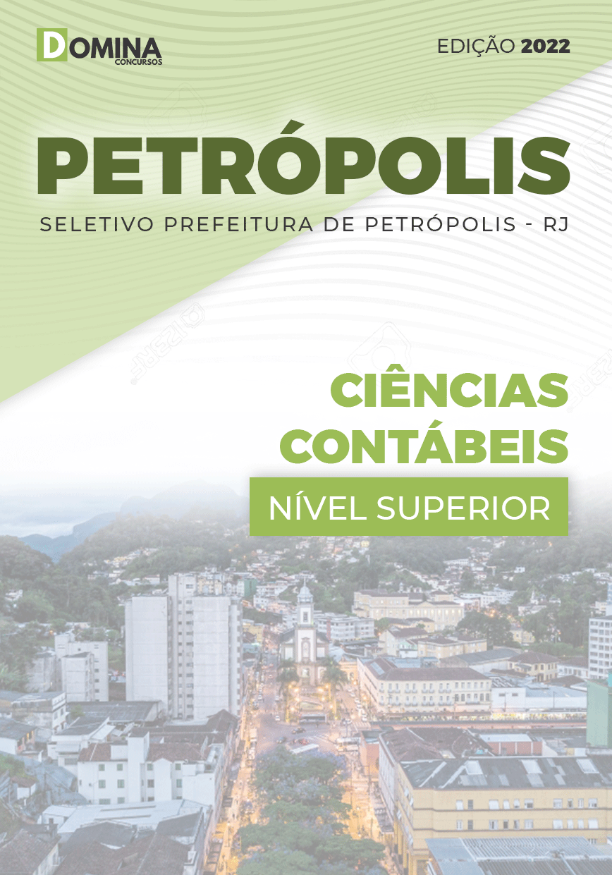 Apostila Pref Petrópolis RJ 2022 Ciências Contábeis