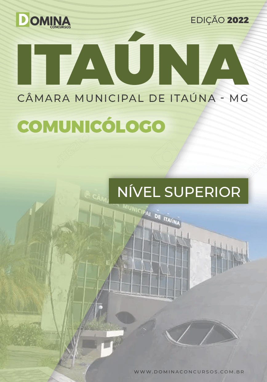 Apostila Digital Câmara Itaúna MG 2022 Comunicólogo
