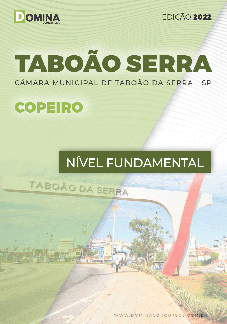 Apostila Concurso Câmara Taboão Serra SP 2022 Copeiro