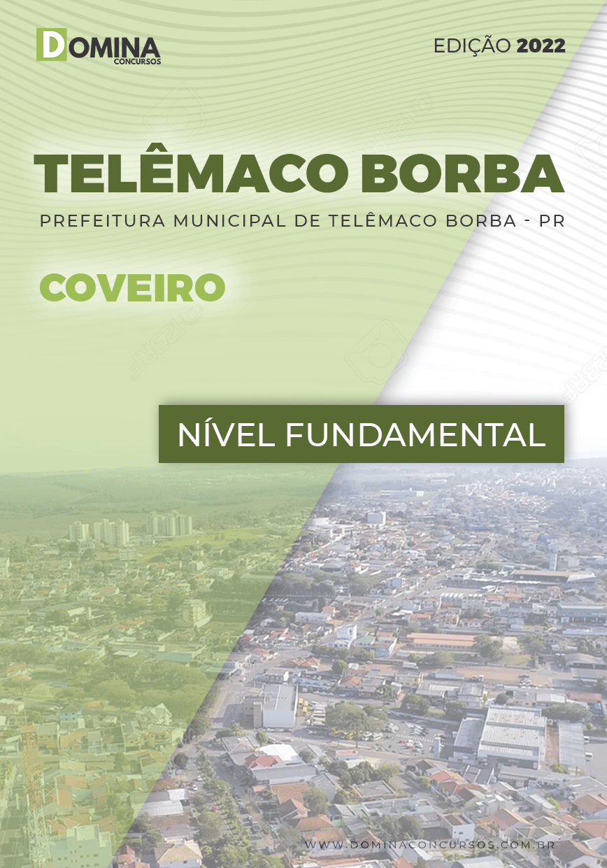 Apostila Concurso Pref Telêmaco Borba PR 2022 Coveiro