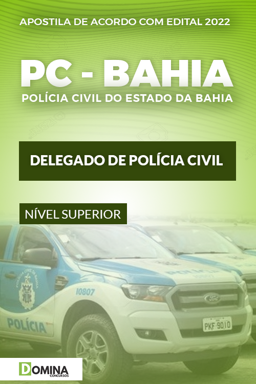 Apostila Concurso PC BA 2022 Delegado de Polícia