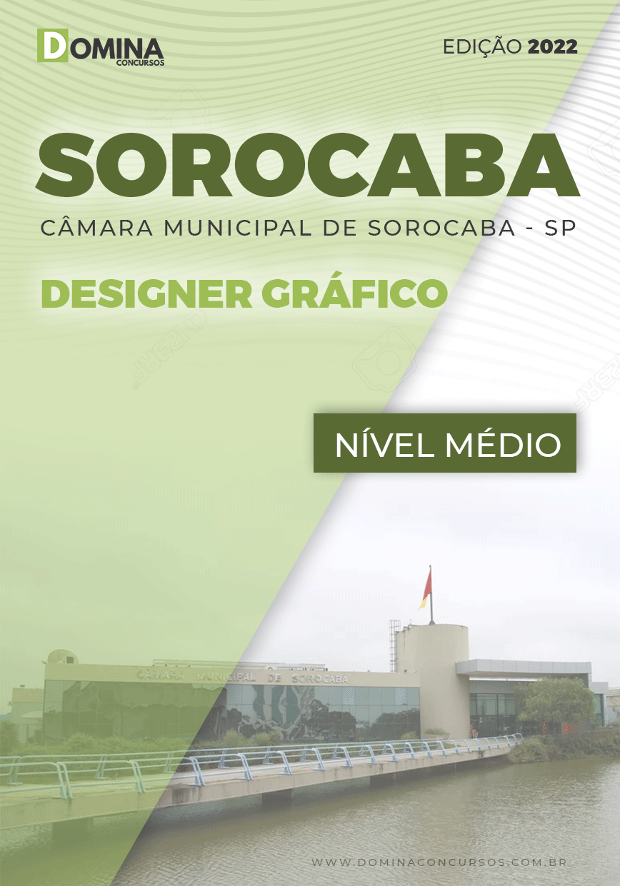 Apostila Câmara Soracaba SP 2022 Designer Gráfico