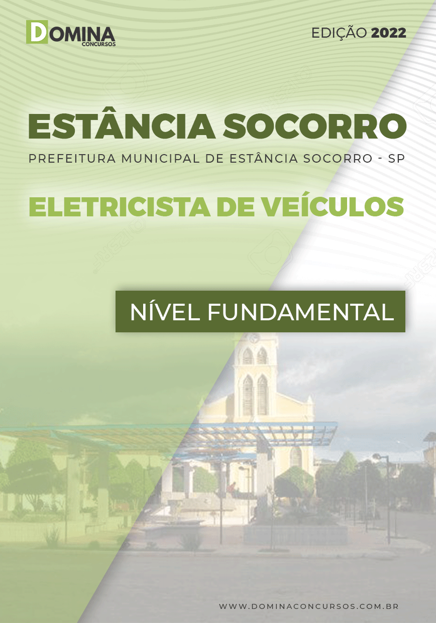 Apostila Pref Estância Socorro SP 2022 Eletricista Veículo