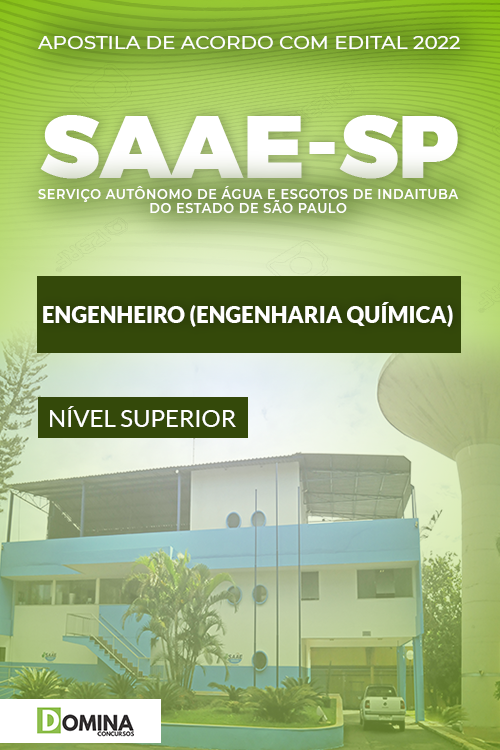 Apostila SAAE Indaiatuba SP 2022 Engenharia Química