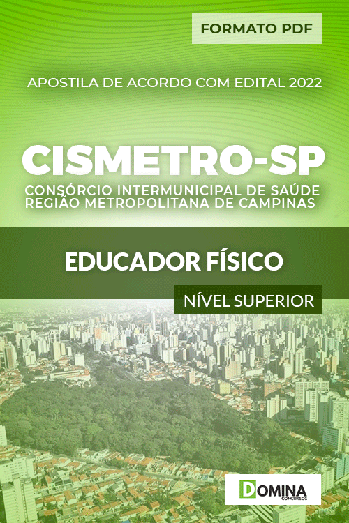 Apostila Digital CISMETRO SP 2022 Educador Físico
