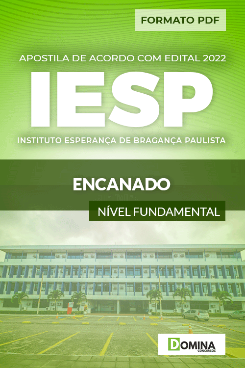 Apostila Digital Concurso Público IESP 2022 Encanador