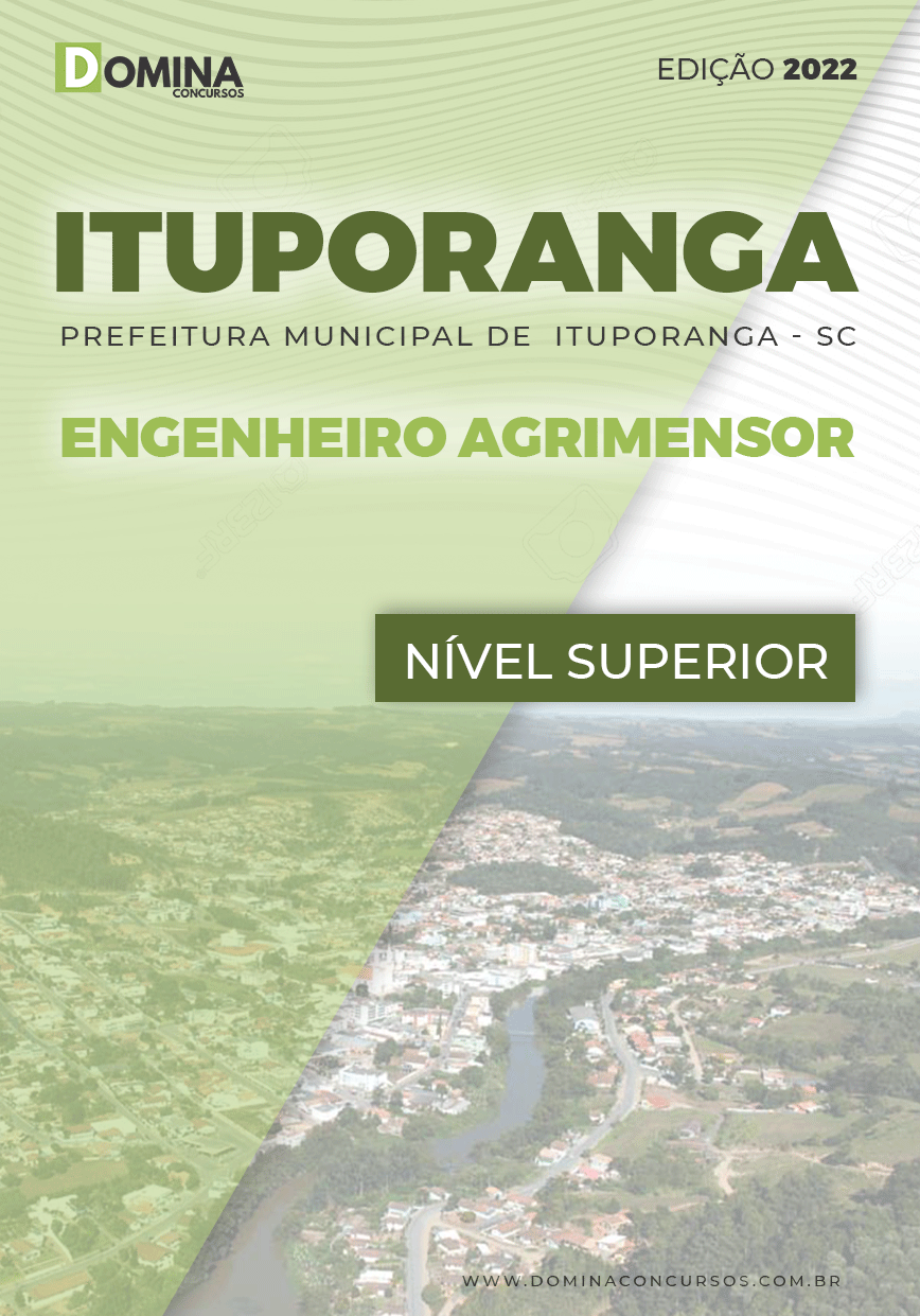 Apostila Pref Ituporanga SC 2022 Engenheiro Agrimensor