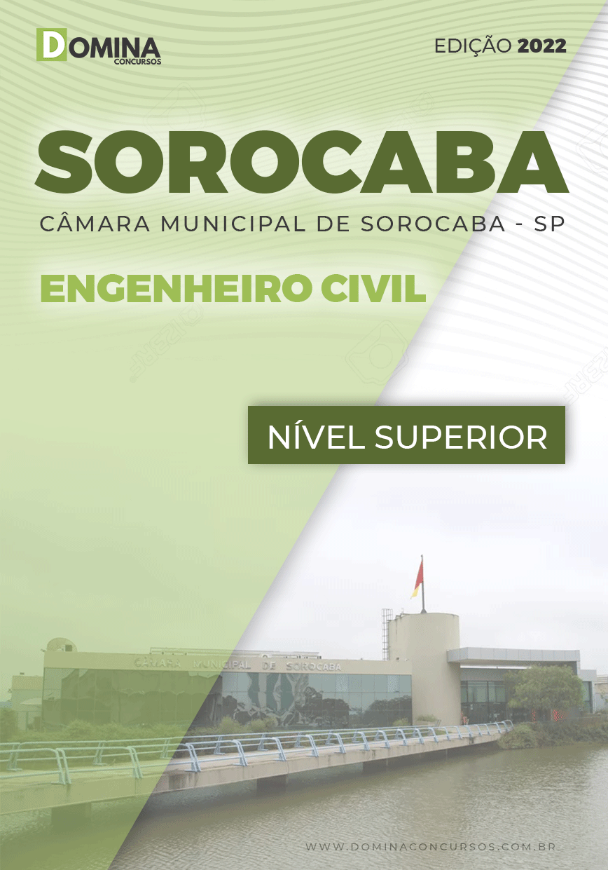 Apostila Câmara Soracaba SP 2022 Engenheiro Civil