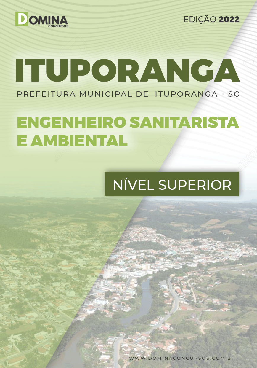 Apostila Pref Ituporanga SC 2022 Eng. Sanitário Ambientalista