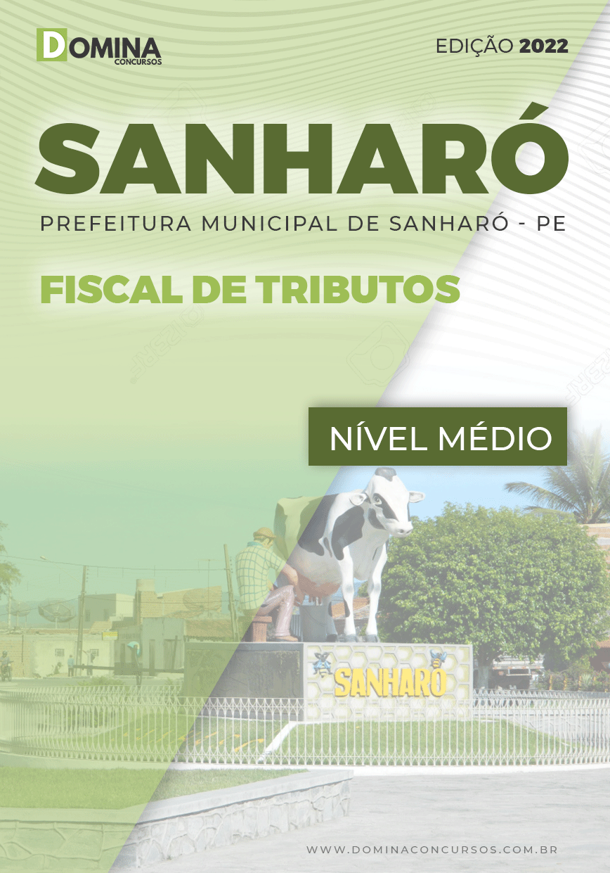 Apostila Concurso Pref Sanharó PE 2022 Fiscal Tributos