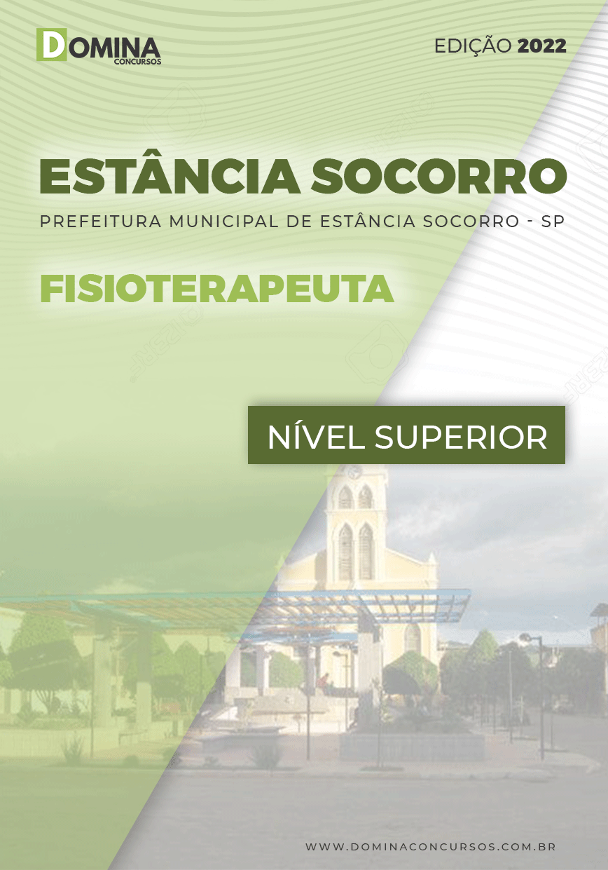Apostila Pref Estância Socorro SP 2022 Fisioterapeuta