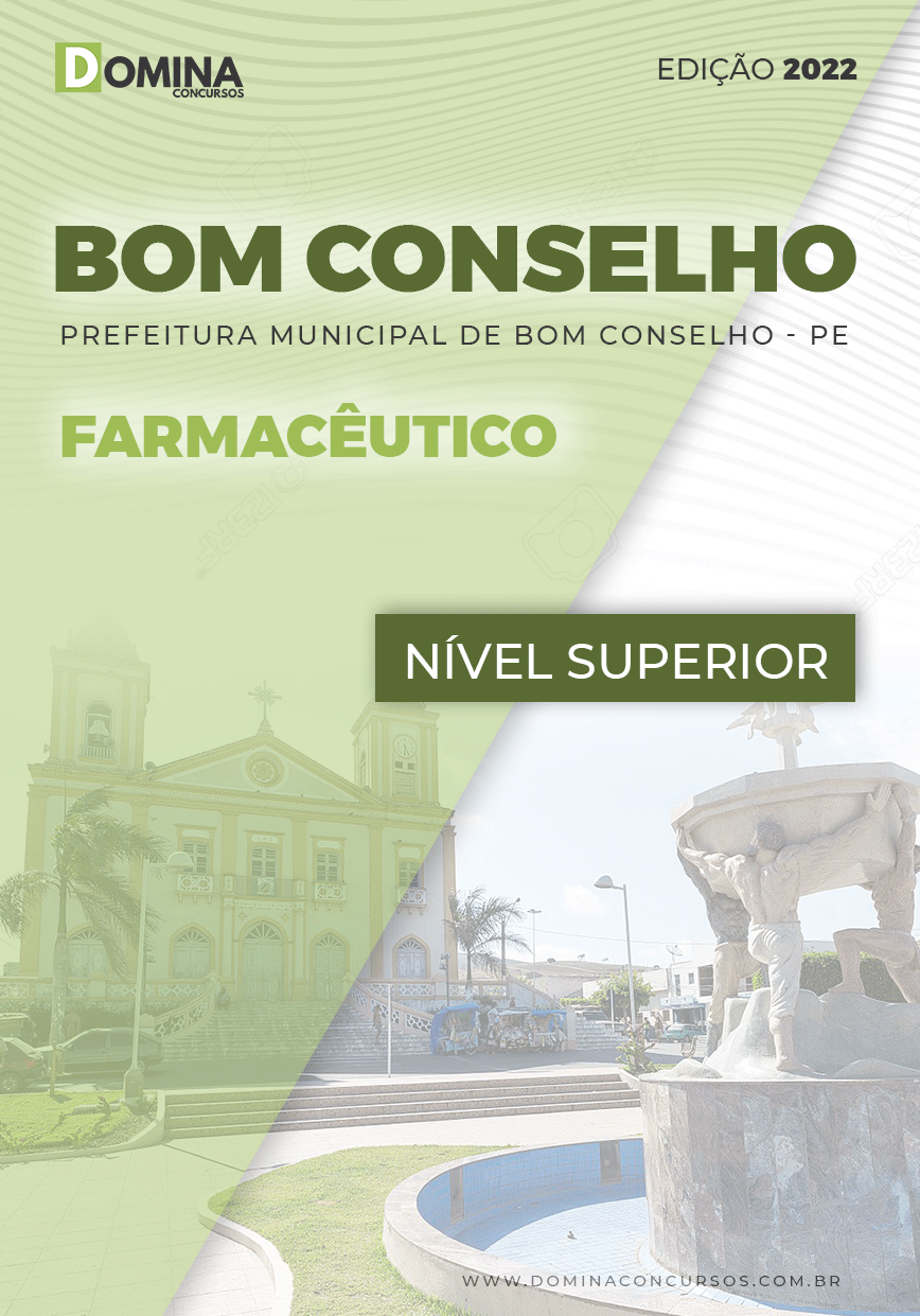 Apostila Digital Pref Bom Conselho PE 2022 Farmacêutico