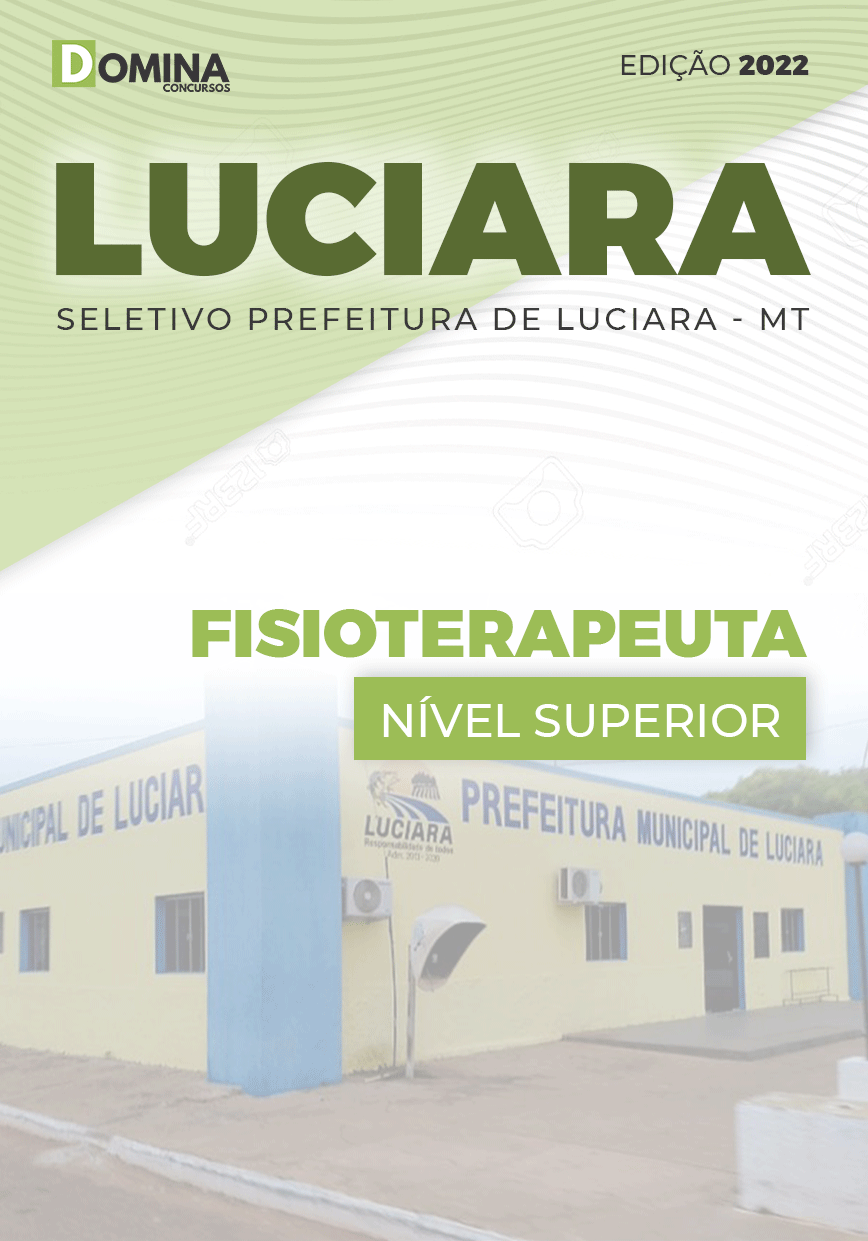 Apostila Concurso Pref Luciara MT 2022 Fisioterapeuta