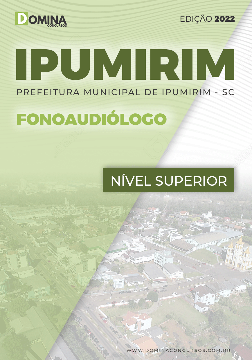 Apostila Digital Pref Ipumirim SC 2022 Fonoaudiólogo