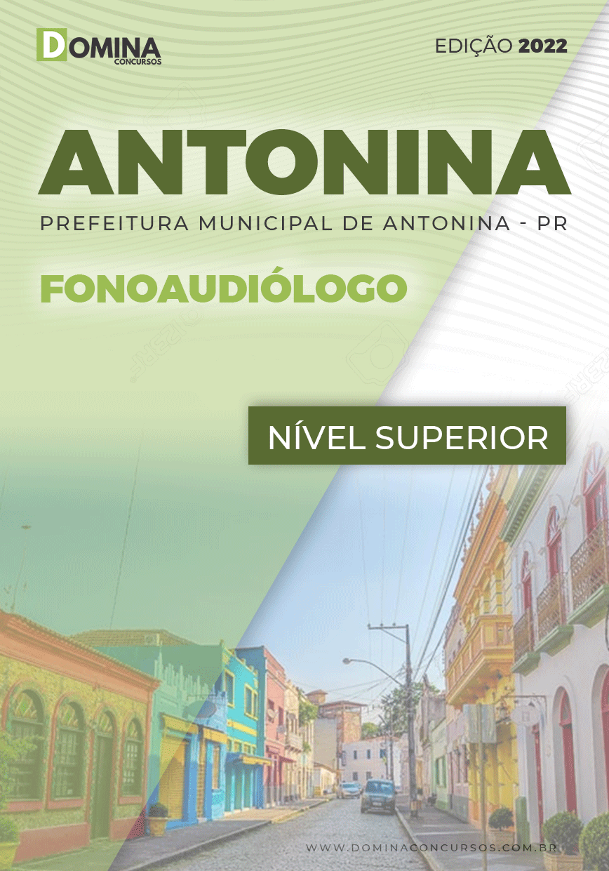 Apostila Digital Pref Antonina PR 2022 Fonoaudiólogo