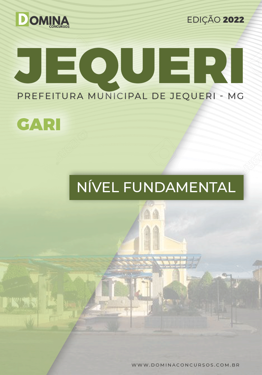 Apostila Digital Concurso Pref Jequeri MG 2022 Gari