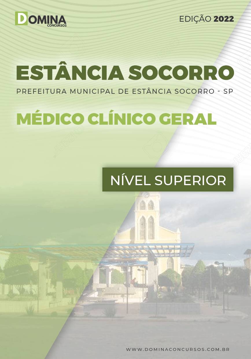 Apostila Pref Estância Socorro SP 2022 Médico Clínico Geral