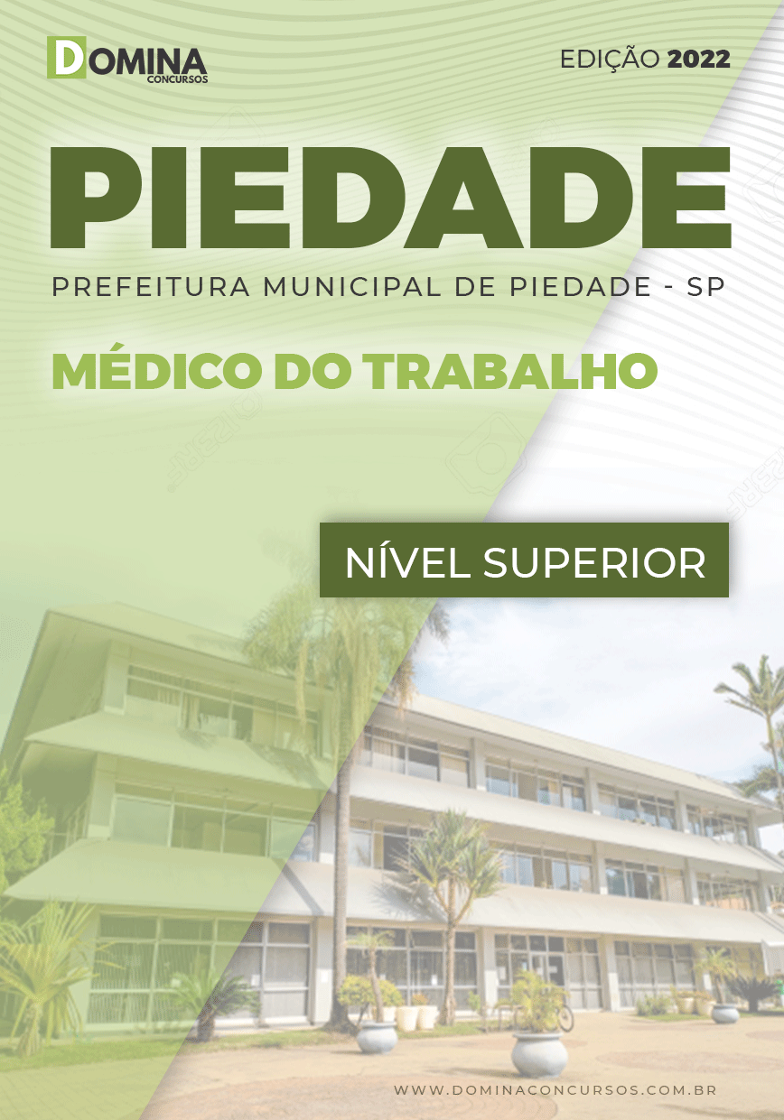 Apostila Concurso Pref Piedade SP 2022 Médico Trabalho