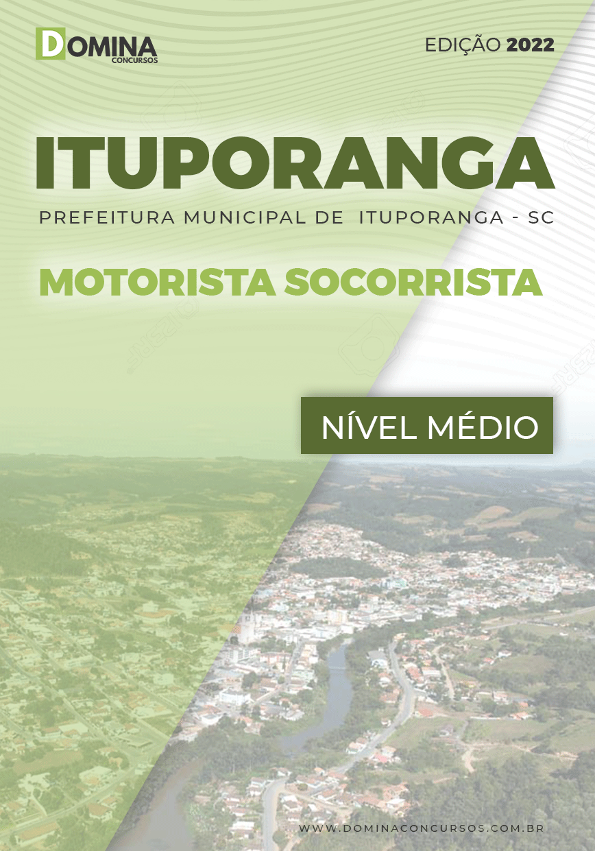Apostila Pref Ituporanga SC 2022 Motorista Socorrista