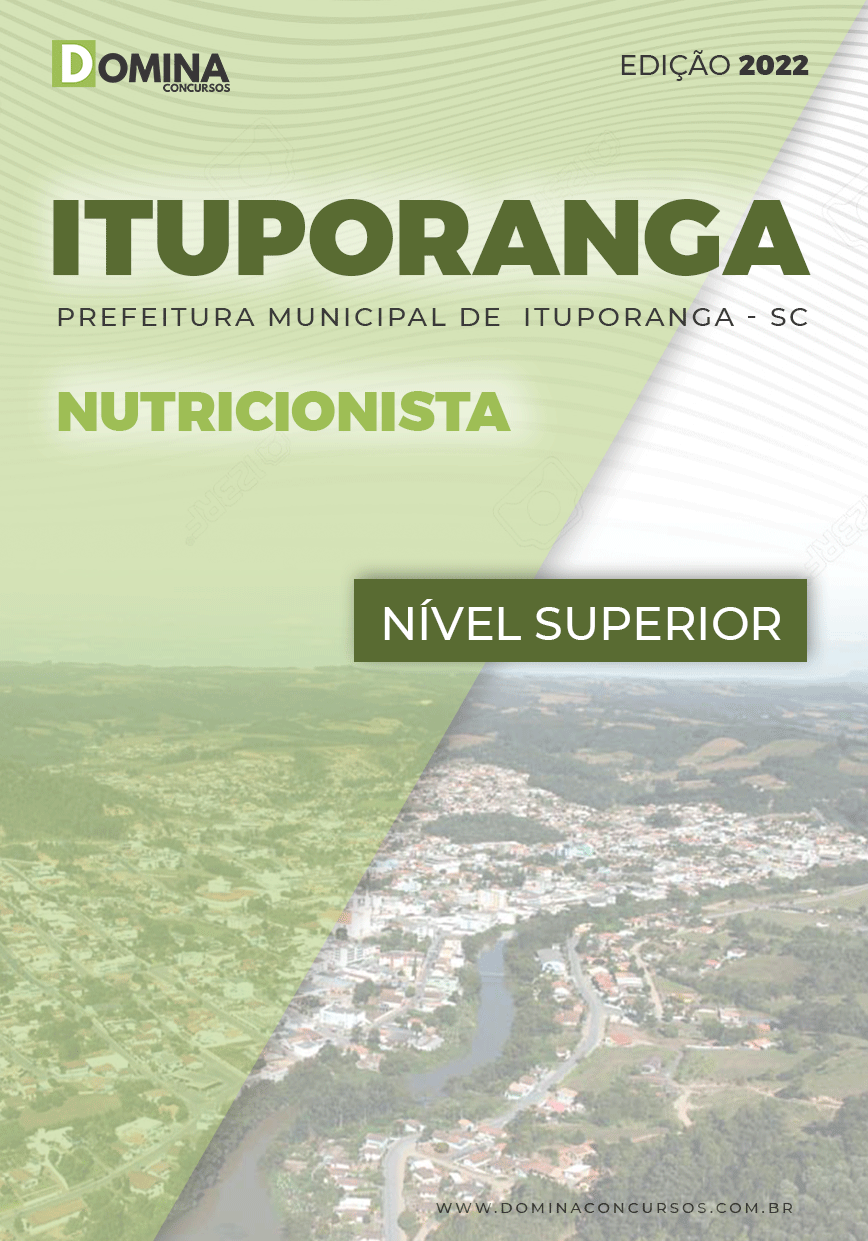 Apostila Concurso Pref Ituporanga SC 2022 Nutricionista