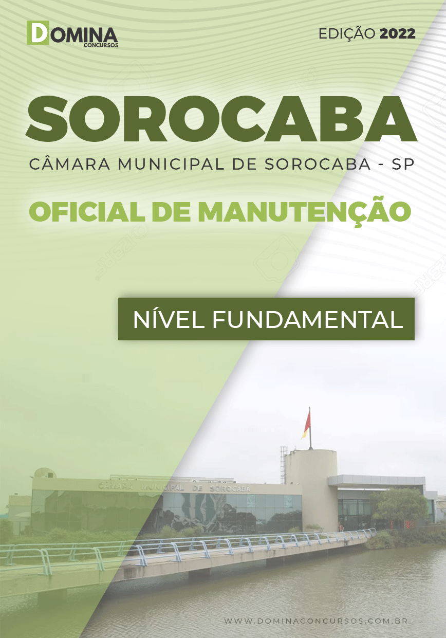 Apostila Câmara Soracaba SP 2022 Oficial Manutenção