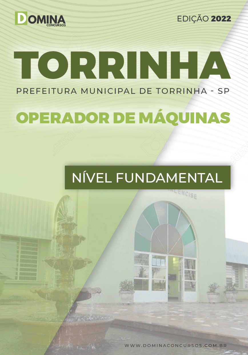 Apostila Pref Torrinha SP 2022 Operador Máquinas