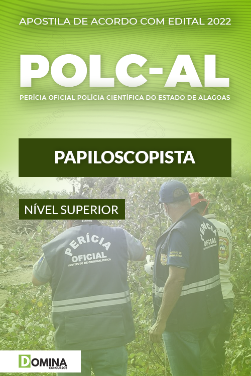 Apostila Concurso Polícia Ciêntifica AL 2022 Papiloscopista