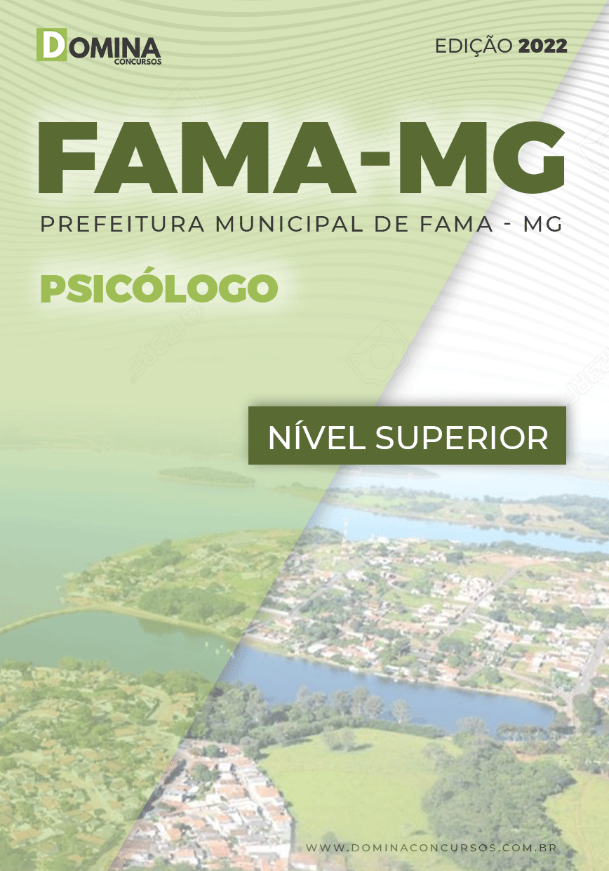 Apostila Digital Concurso Pref Fama MG 2022 Psicólogo