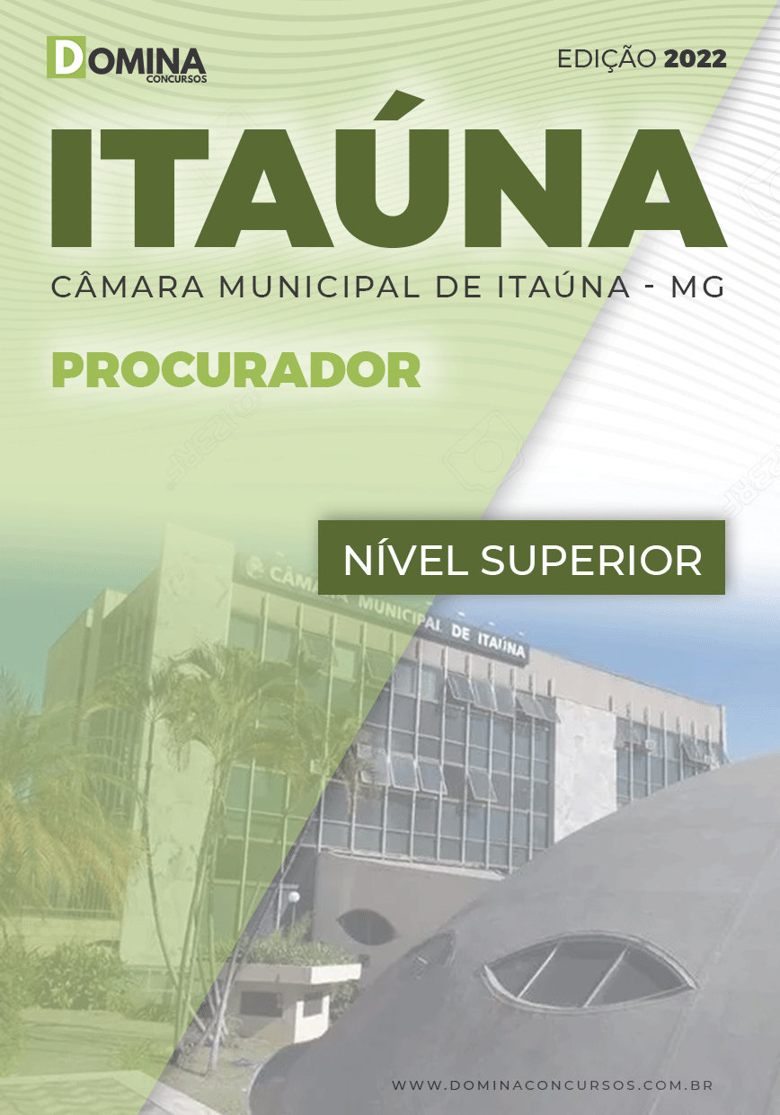 Apostila Digital Câmara Itaúna MG 2022 Procurador