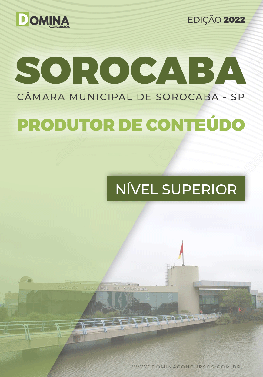 Apostila Câmara Soracaba SP 2022 Produtor Conteúdo