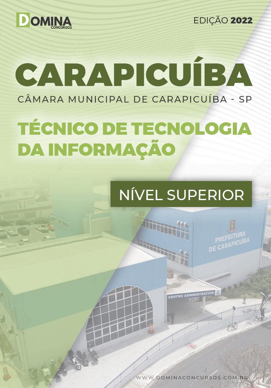 Apostila Câmara Carapicuíba SP 2022 Téc. Tecno. Informação