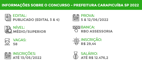 Apostila Pref Carapicuíba SP 2022 Auxiliar Administrativo