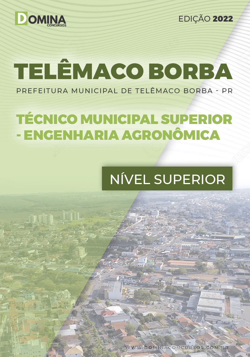 Apostila Pref Telêmaco Borba PR 2022 Téc. Eng. Agronômica