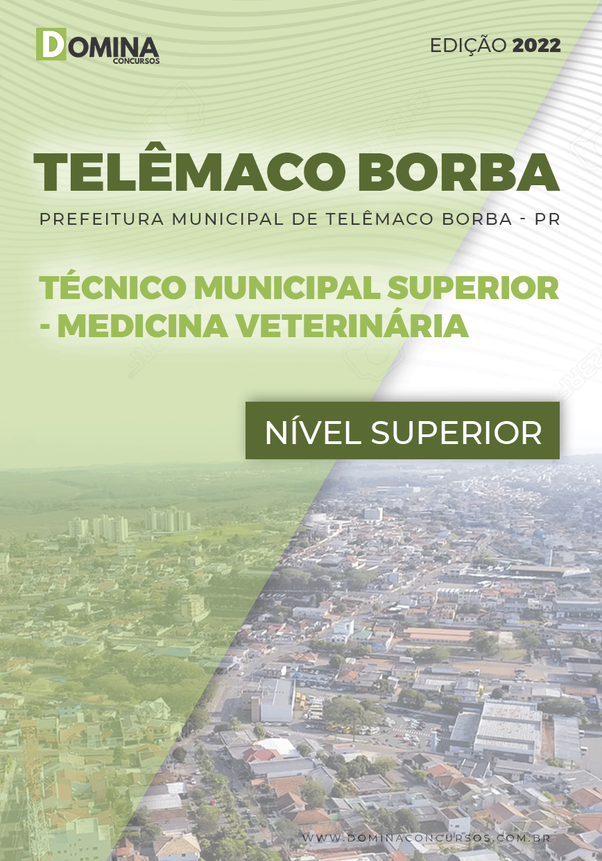 Apostila Pref Telêmaco Borba PR 2022 Téc. Med. Veterinária